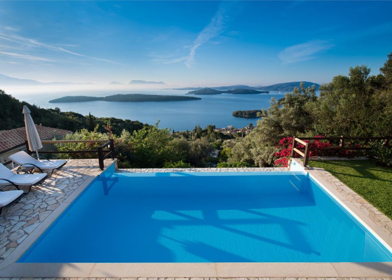 Villa Pasithea - Breathtaking Seaviews, Infinity Pool, Privacy, Close To The Beach Nydri  Exterior foto